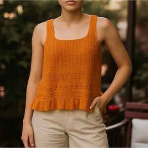 Broadway 38 | Boho Inspired Crochet Tank Top - Festival - Vacation
